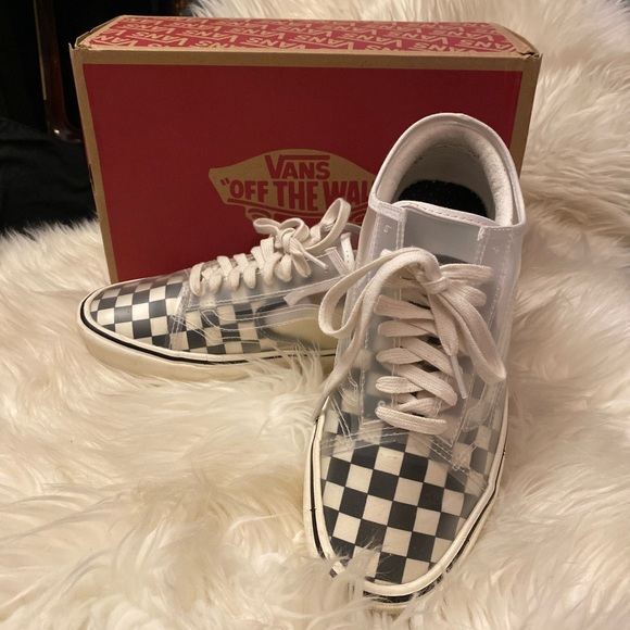 clear vans shoes